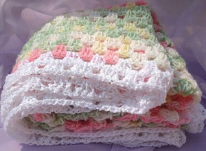 Pretty Chunky Soft Plaid Patterns Crochet Baby Blanket - Buy chunky ...